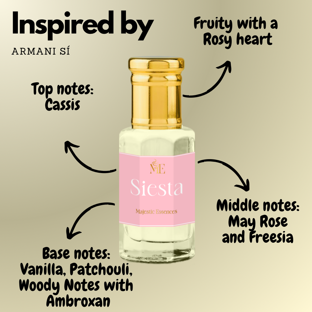 "Siesta Majestic Essences"